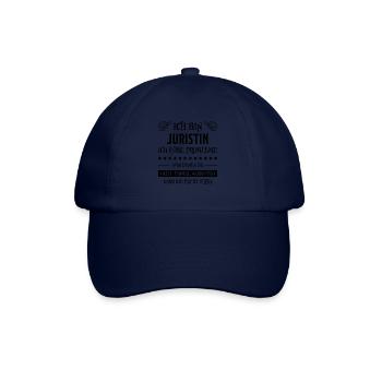 Juristin Beruf Lustige Spruch Jurist Jura Geschenk - Baseballkappe - Blau/Blau - Vorne