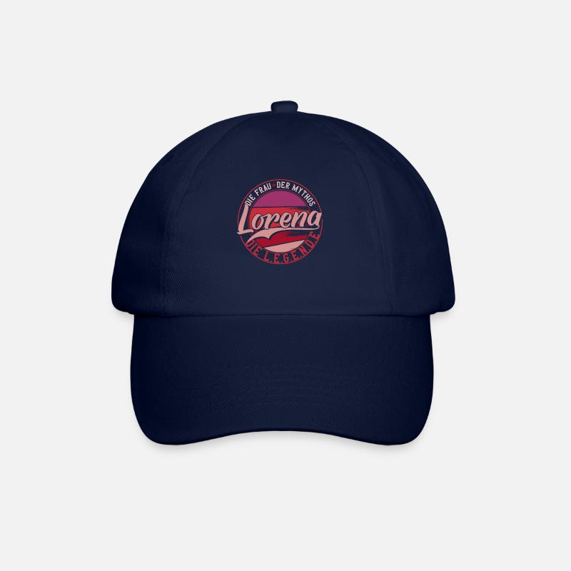 Die frau der Mythos die Legende Lorena - Baseballkappe - Blau/Blau
