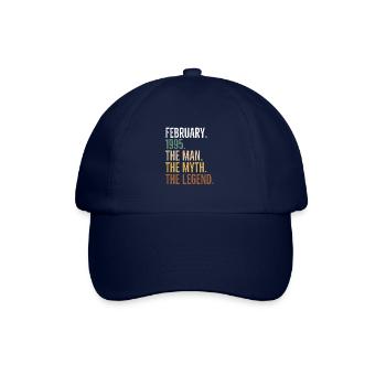 Februar 1995 Der Mann Der Mythos Die Legende - Baseballkappe - Blau/Blau - Vorne