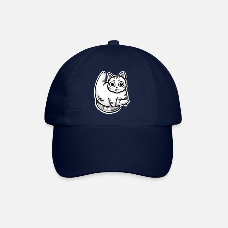 Katzenbälle - Baseballkappe - Blau/Blau