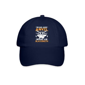 Save An Anvil - Bang A Blacksmith drôle de forgeron - Casquette classique - bleu/bleu - Devant