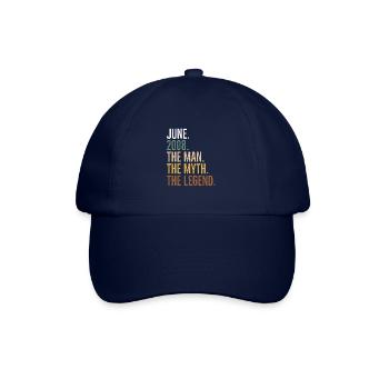 June 2008 The Man The Myth The Legend - Baseball Cap - blue/blue - Front
