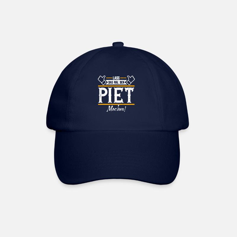 Piet Geschenkidee Geschenk Geburtstag - Baseballkappe - Blau/Blau