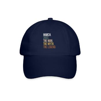 Mars 2003 L’homme Le mythe La légende - Casquette classique - bleu/bleu - Devant