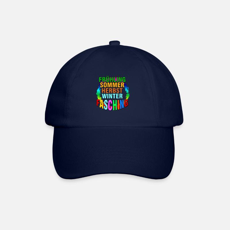 fasching frühling sommer herbst winter Karneval - Baseballkappe - Blau/Blau