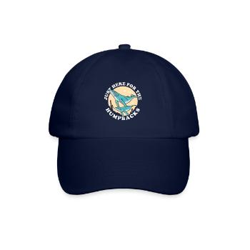 Whale Watcher Saying Whale Fans Humpback Whales - Baseball Cap - blue/blue - Front