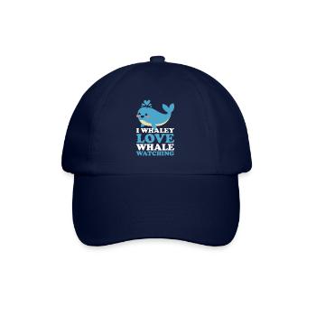Whale Watcher Saying Whale Fans Humpback Whales - Baseball Cap - blue/blue - Front