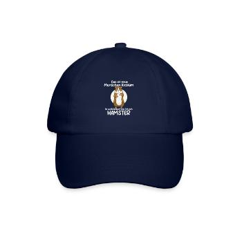 In Wirklichkeit bin Ich ein Hamster - Baseballkappe - Blau/Blau - Vorne