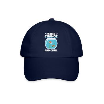 Water Change and Chill Aquatic Gift - Baseball Cap - blue/blue - Front