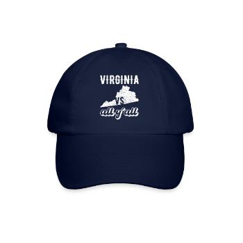 Virginia all y all gift - Baseball Cap - blue/blue - Front