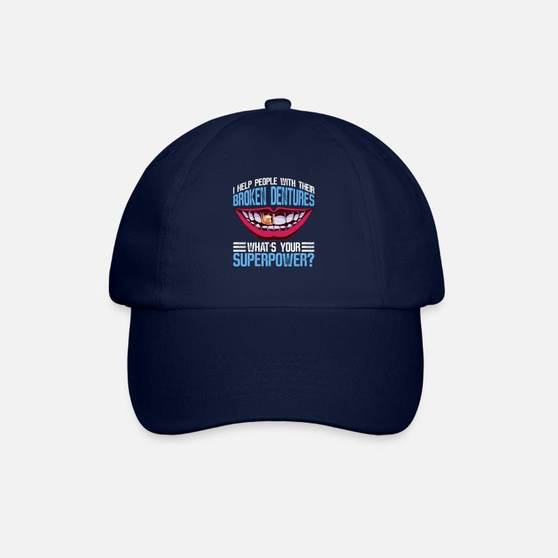 Zahntechniker - Baseballkappe - Blau/Blau