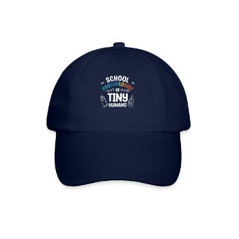 School Psychologist Of Tiny Humans Psychologists - Baseball Cap - blue/blue - Front
