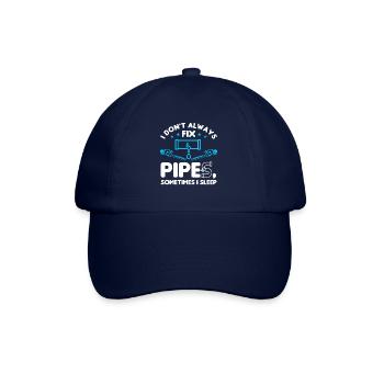 I Don't Always Fix Pipes Sometimes I Sleep Plumber - Baseball Cap - blue/blue - Front