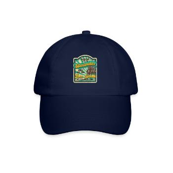 Dormir avec un barman Barman Drôle de barman - Casquette classique - bleu/bleu - Devant
