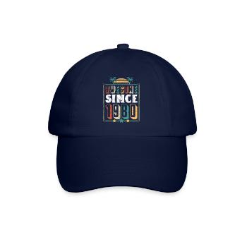Awesome Since 1980 43rd Birthday - Baseball Cap - blue/blue - Front