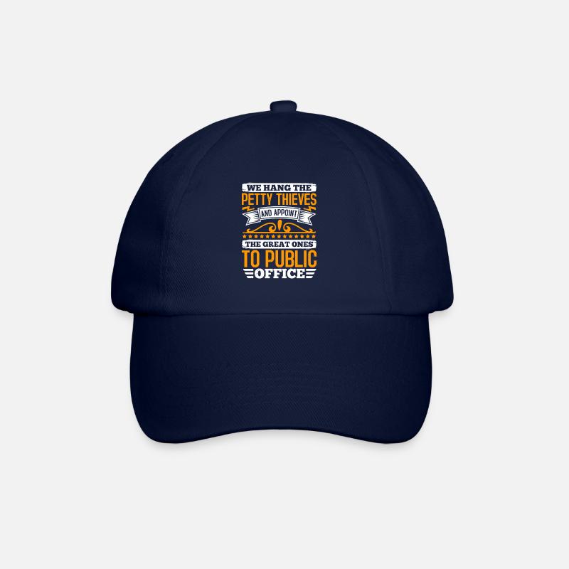 WIR HÄNGEN DEN KLEINEN DIEB UND ERNENNEN DEN GROSSEN - Baseballkappe - Blau/Blau