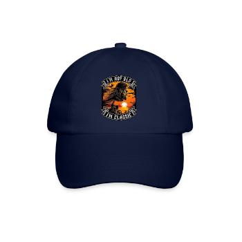 Je ne suis pas vieux je suis motard moto classique - Casquette classique - bleu/bleu - Devant