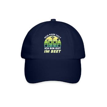 Gärtner Ich Bin Gut Im Beet - Baseballkappe - Blau/Blau - Vorne