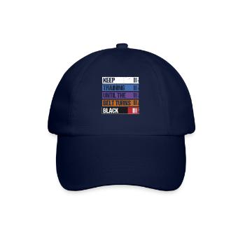 Continuez à vous entraîner jusqu’à ce que la ceinture devienne Black Jiu Jitsu - Casquette classique - bleu/bleu - Devant
