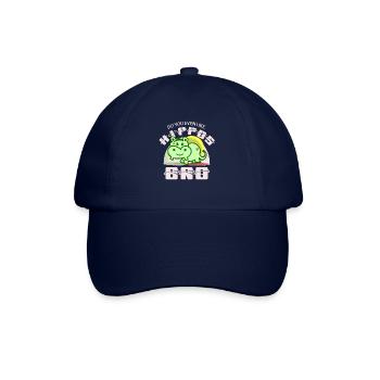 Nilpferd Spruch - Baseballkappe - Blau/Blau - Vorne