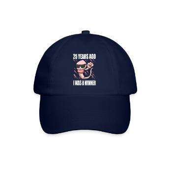 Homme Sperme Anniversaire 25 ans - Casquette classique - bleu/bleu - Devant