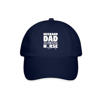 Husband Dad Public Health Nurse RN Nurses - Baseball Cap - blue/blue - Front