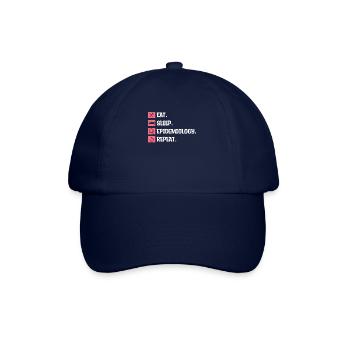 Eat Sleep Epidemiology Repeat Epidemiologist - Baseball Cap - blue/blue - Front