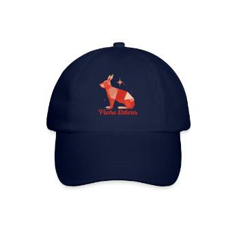 Frohe Ostern - Polygon Hase - Baseballkappe - Blau/Blau - Vorne