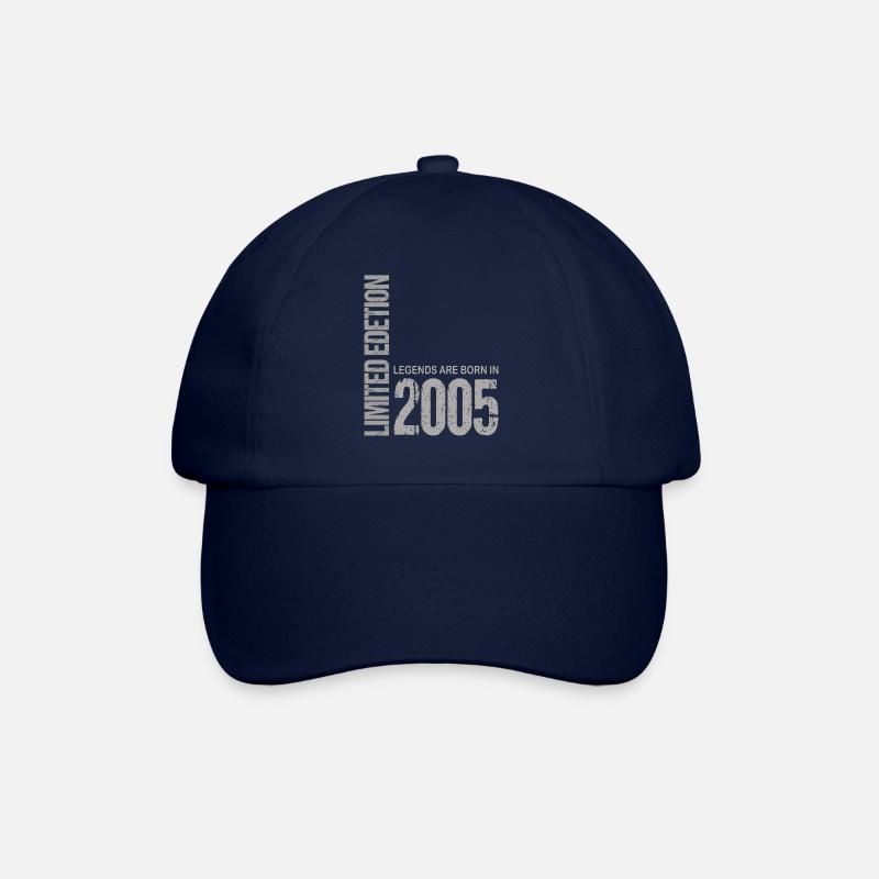 18. Geburtstag Junge Mädchen 18 Jahre 2005 Lustig - Baseballkappe - Blau/Blau
