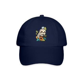 Cute sloth for kindergarten children 1st Kitatag Sloth - Baseball Cap - blue/blue - Front
