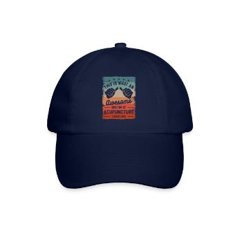 This Is What An AWesome Doctor Of Acupuncture - Baseball Cap - blue/blue - Front