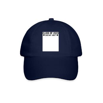 Klasse von 2023 - Sign My Shirt - Baseballkappe - Blau/Blau - Vorne