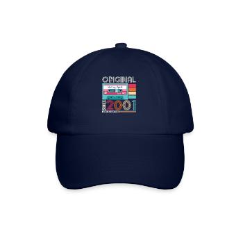 22. Geburtstag Mann April Jahrgang 2001 Kassette - Baseballkappe - Blau/Blau - Vorne