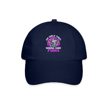 Oh les filles, ils veulent avoir des champignons butineurs de champignons - Casquette classique - bleu/bleu - Devant