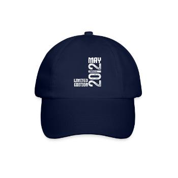 Cadeau may 2012. anniversary may 2012. Mai 2012. - Casquette classique - bleu/bleu - Devant