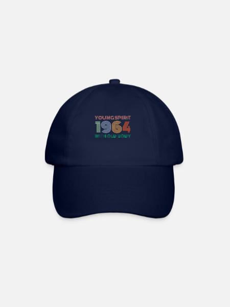 1964 Vintage - Baseballkappe - Blau/Blau