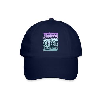 It Takes A Lot Of Sparkle To Be A Cheer Grandma - Baseball Cap - blue/blue - Front