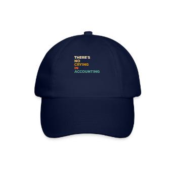 Il n’y a pas de pleurs chez Comptable comptable CPA - Casquette classique - bleu/bleu - Devant