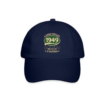74th Birthday 1949 74 Good Vintage - Baseball Cap - blue/blue - Front