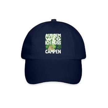 Outdoor Survival Aus dem Weg Campen Zelten Wald - Baseballkappe - Blau/Blau - Vorne
