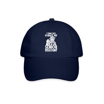 Pension de retraité drôle - Casquette classique - bleu/bleu - Devant