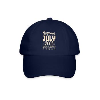 Naissance En Juillet 2003. Cadeau d'anniversaire. - Casquette classique - bleu/bleu - Devant