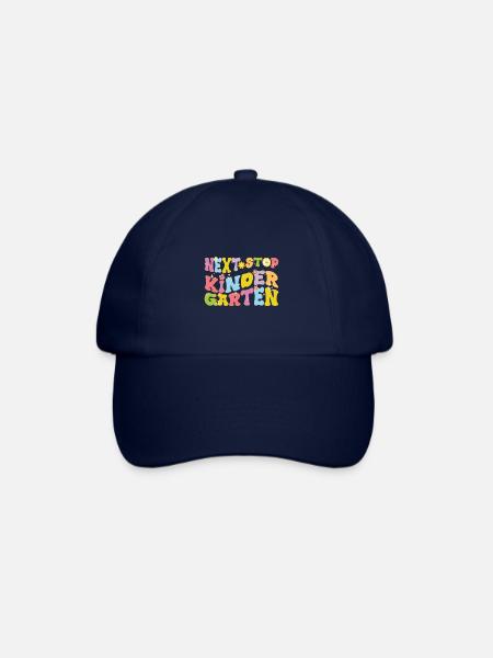 Next Stop Kindergarten Preschool Graduation Funny - Baseball Cap - blue/blue
