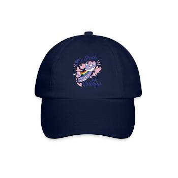 The Path Is Colorful Cute LGBTQ Pride Rainbow - Baseballkappe - Blau/Blau - Vorne