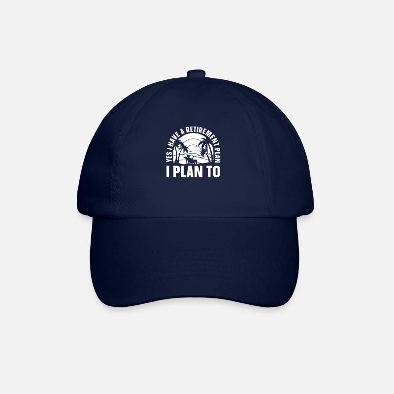 Rentner Rente Lustig - Baseballkappe - Blau/Blau