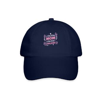 Mom Mom Funny Part Time Mom - Baseball Cap - blue/blue - Front