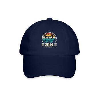 August 2014. Birthday gift August 2014. August - Baseball Cap - blue/blue - Front