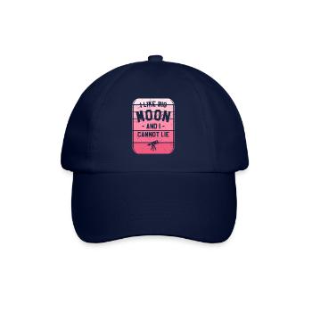 I Like Big Moon And I Cannot Lie Astronomy - Baseball Cap - blue/blue - Front