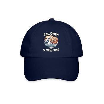 Japanese ramen artwork for otakus & anime fans - Baseball Cap - blue/blue - Front