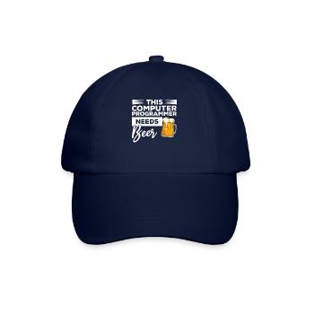 Ce programmeur informatique a besoin de programmation de bière - Casquette classique - bleu/bleu - Devant